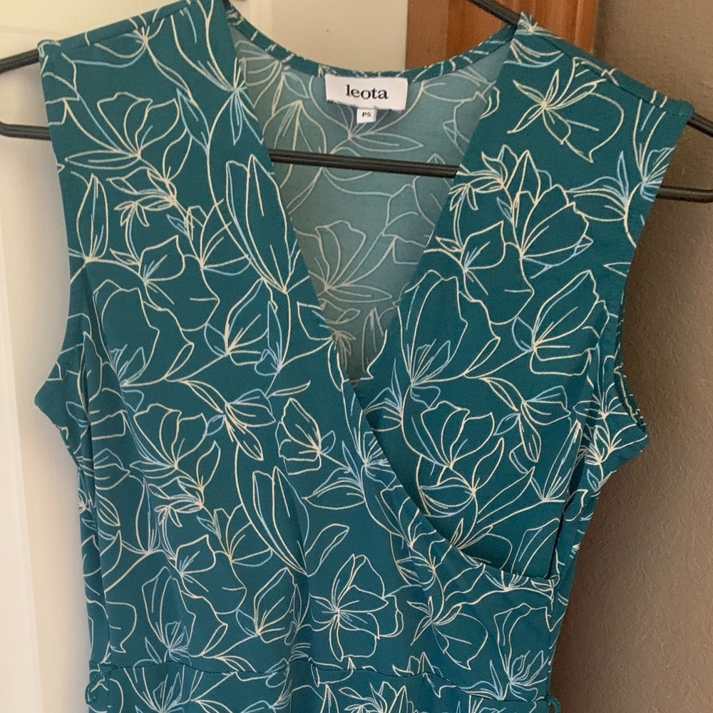 Leota Teal Dress